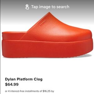 Crocs Dylan platform clog